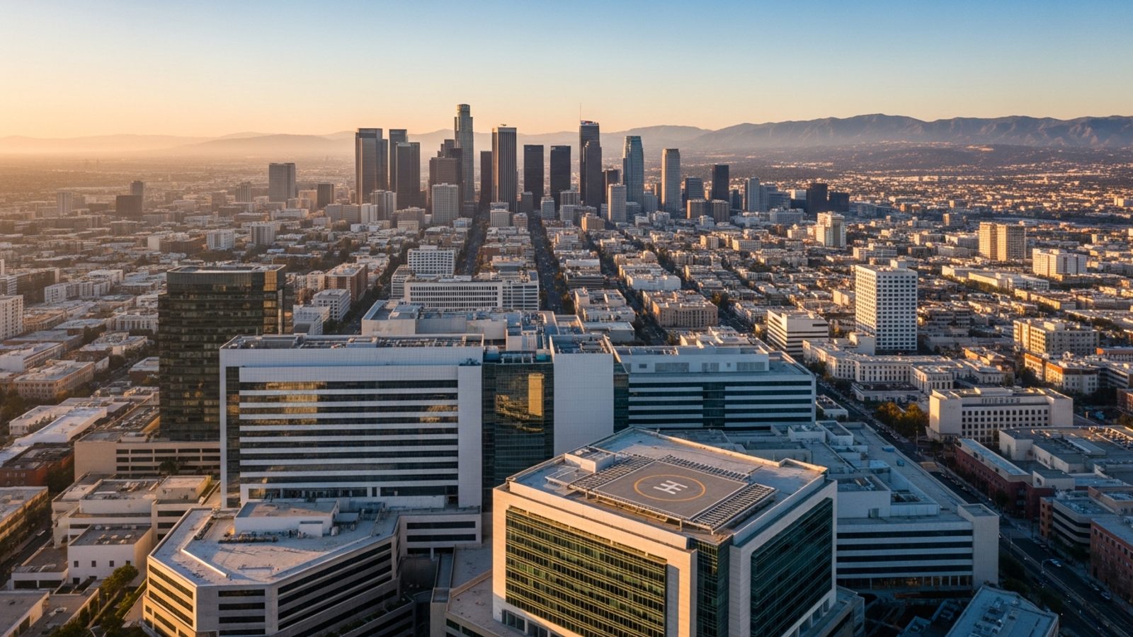 Los Angeles County urban hospital towers holding Medicare Rural Referral Center designation
