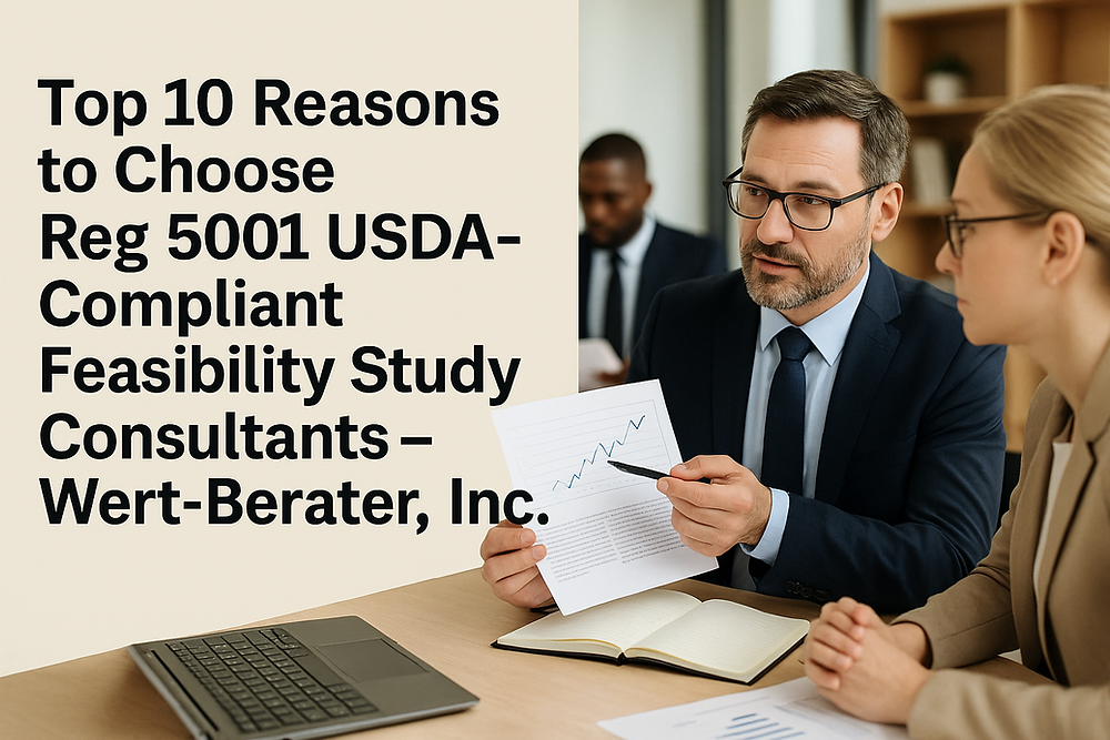 Top 10 Reasons to Choose Wert-Berater, Inc. for the Reg 5001 USDA Complaint Feasibility Study