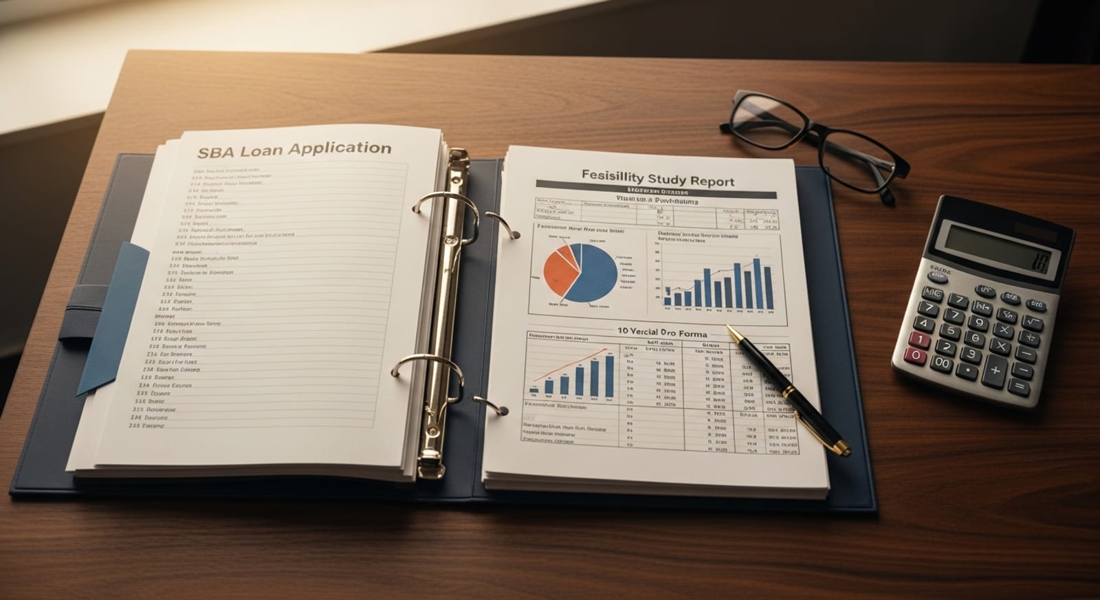SBA loan feasibility study and business plan review for 7(a), 504 and CDC financing