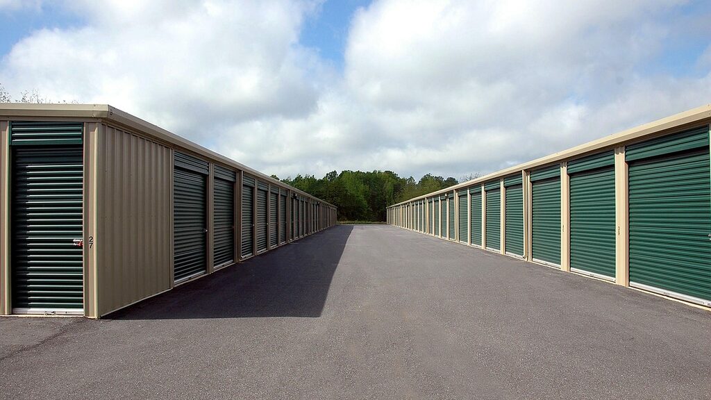 Self-storage facility exterior