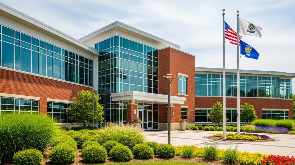 Community center civic building