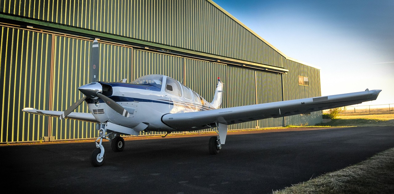 Aviation services hangar