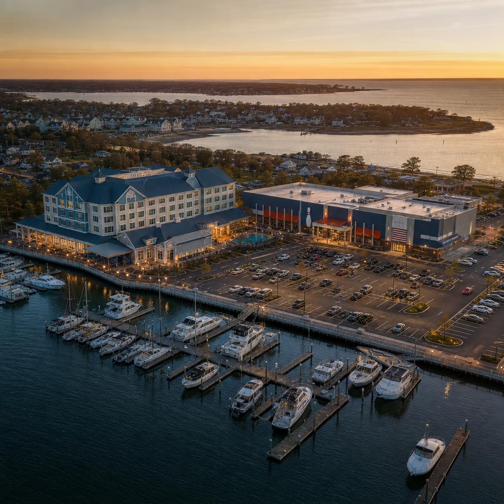Marina, hotel and entertainment centre — special-purpose going-concern property